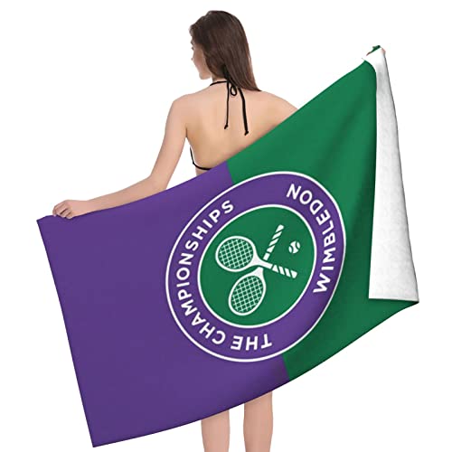 Bvhfydu Wimbledon Tennis Tournament Beach Towel Bathroom Towel Swimming Pool Large Sports Towel For Adults #TOP2