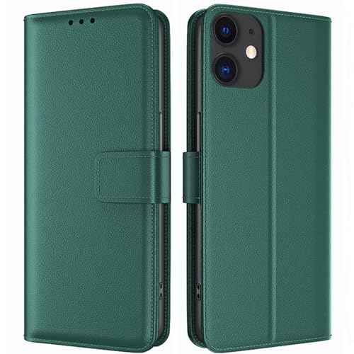 TQIAHF Coque pour iPhone 11 Coque Etui avec Porte Carte à Rabat Clapet Portefeuille en Cuir...