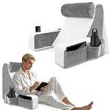 HOMCA Coussin de Lecture pour Lit - Coussin Support Dorsale avec Oreiller...