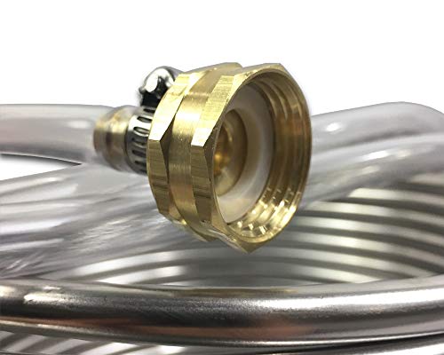 Coldbreak Brewing Equipment Cb13825Ssv Coldbreak 25' Wort Chiller, 3/8" Stainless Steel, 4' Vinyl Tubing, Heavy-Duty Garden Hose Fitting, Copper #TOP1