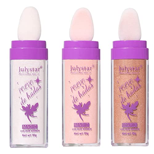 Eteslot Polvo De Hadas Fairy Highlighter Blush Powder Stick, Polvo De Ada Para Brillar Maquillaje, Polvo De Hadas Glitter, Polvo De Hadas Maquillaje Cover