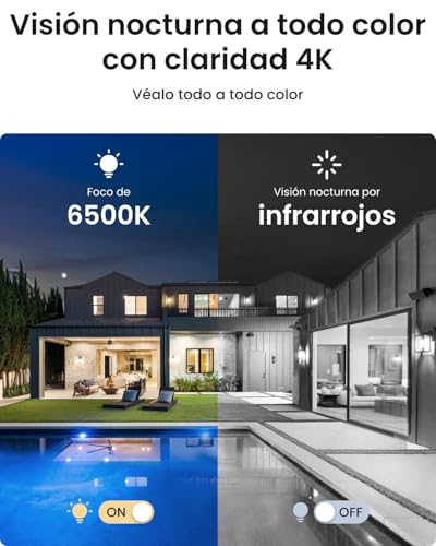 Reolink 4K Dual-Lens PTZ PoE camera 6X hybride zoom, 355° pan 90° tilt, Kleurennachtzicht, Detectie van Personen/Voertuigen/Dieren, automatische tracering, twee-wegs audio, Reolink TrackMix PoE Grijs - Afbeelding 6