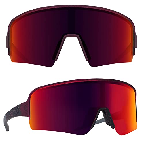 Image of MAXJULI Polarized Sunglasses for Men Women, Windproof Outdoor Sports Cycling Running UV400 Protection Sun Glasses 8121