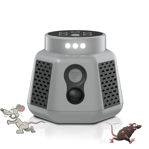 Ultrasonic Rodent Repellent Indoor，Multiple Operating Modes, Safe and Environmentally Friendly