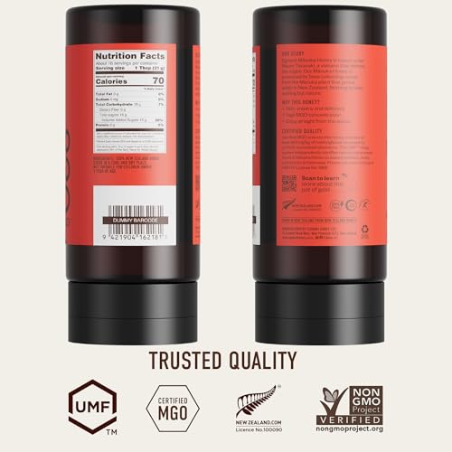 Miel Mānuka Raw Egmont UMF 20+ MGO 830+ 12.3oz miniatura 2