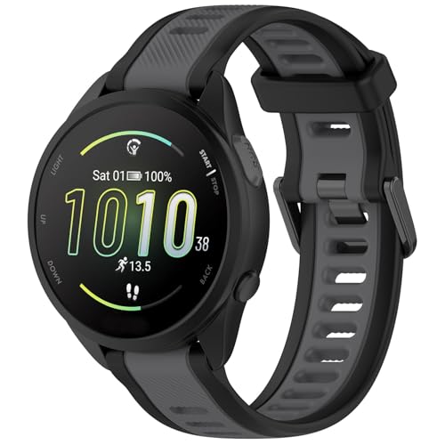 Correa de silicona para Garmin Forerunner 165 miniatura 1