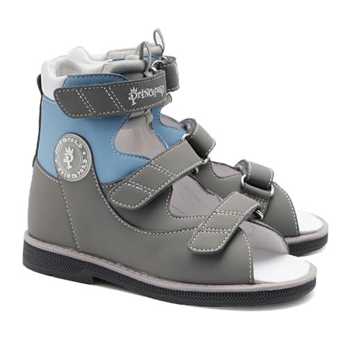 princepard Orthopedic Sandals for Toddlers and Kids,High-top AFO Shoes with Ankle and Arch Support