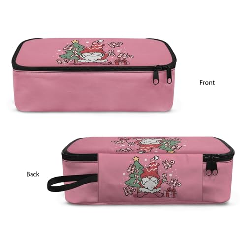 Image of Christmas Kids Large Pencil Case for Boys Girls Adorable Pencil Case,Cute Elf Pencil Bag for 2Nd 3Rd Children Pencil Container with Multi Slot Box Pencil for Back to School Gifts
