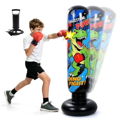 EagleStone 63" Inflatable Dinosaur Punching Bag - $19.79 after coupon + 45% Off Code VXONUT5Z - image 9