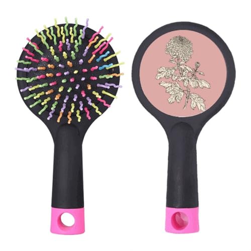 Finis les nœuds tenaces avec la brosse à cheveux démêlante fleur coussin