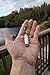 Anointing Oil Holder on Stainless Steel Swivel Keychain 