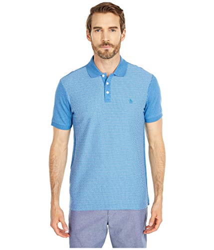 Original Penguin Jacquard Front Polo Deep Water SM