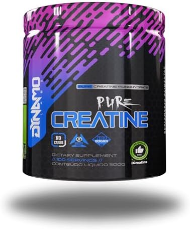 Creatina 100% Pura com QR Code e Laudo 100% Pura Dynamo Labz (300...