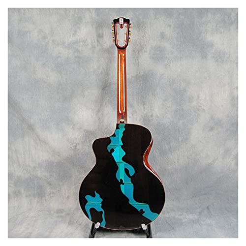 YYYSHOPP Guitare Acoustique à la Main, Top épinette Solide, Cornes Solides et Dos, Guitare à la Main de Luxe Haut de… - Les Beatles, Paul McCartney, John Lennon, RIngo Starr, George Harrison YYYSHOPP Guitare Acoustique à la Main, Top épinette Solide, Cornes Solides et Dos, Guitare à la Main de Luxe Haut de… – Image 5