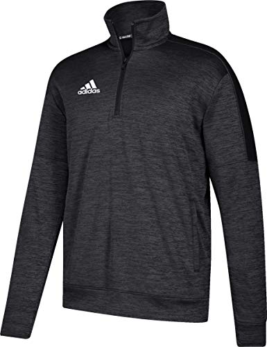 adidas Men's Team Issue Climawarm Fleece 1/4 Zip 111F XL Black Melange