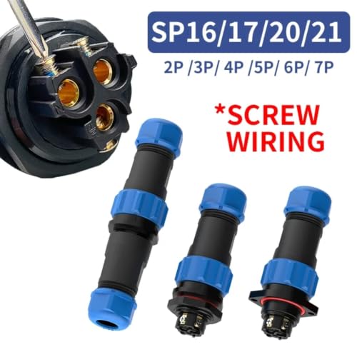 Conector de cableado SP17 con terminal de tornillo para un montaje rápido y seguro 3