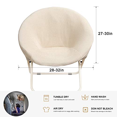 Laamei Coprisedile Rotondo Coprisedie per Sedie a