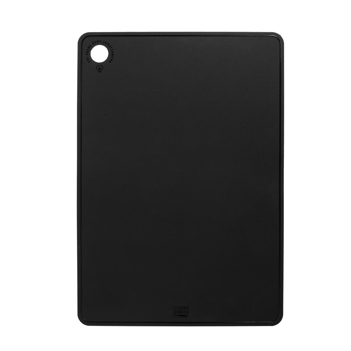 AKINOYAMA TPU Chopping Board Flexible BPA-Free with Knife and Juice Groove Scratch-Resistant Chopping Boards for Kitchen Dishwasher Safe Non-Slip (Black New)