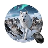 Scénarios applicables : tapis de souris Arctic Wolf Pack Hunting de taille compacte qui se glisse facilement dans votre sac, vous permettant de l'utiliser sans effort au bureau, aux jeux, adapté pour les ordinateurs de bureau, ordinateurs portables, ordinateurs personnels, consoles, etc. cafés, bibliothèques ou en voyage – à tout moment, n'importe où.