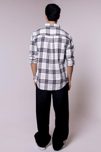 Image of Men's Regular Fit Reversible Checkered Shirt
