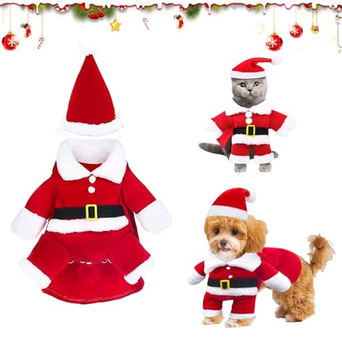 Hundekostüme Weihnachten, Haustier Weihnachtskostüm, Katze Hund...