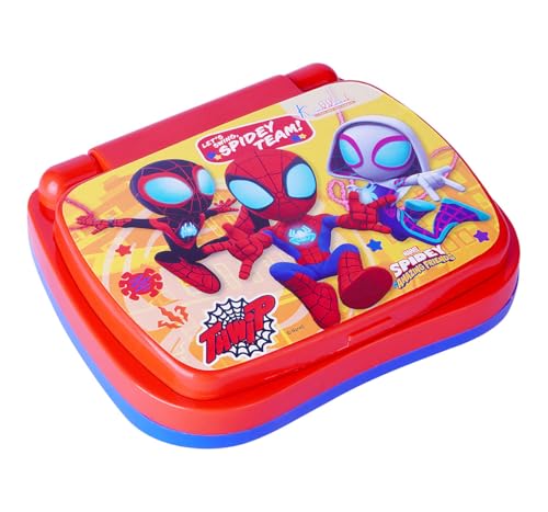 Image of Spiderman Educational Laptop for Kids - Interactive Alphabet & Number Learning Toy with Music & Sound, Early Development Preschool Computer, Safe & Non-Toxic Learning Tool for Ages 3+