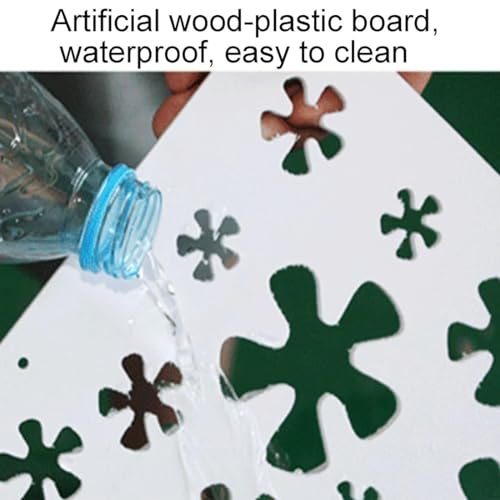 Cloison de séparation suspendre plafond bois décorative pour pièce 12pc - 4