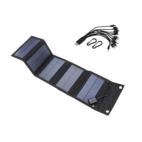 FONDOTIN Solar Panel Charger 15w 6v Dc Solar Panels for Car Hiking Camping USB c Regulator