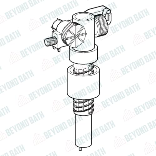 Image of Beyond Bath Grohe Type Inlet Valve /Grohe Type Fill Valve for Concealed Cistern, 3 /8-inch Brass Inlet Nozzle