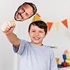 Bleu Reign Personalized Face Stick Photo Prop Custom Big Head Cutout Party Decoration for Birthdays, Weddings, Graduations, Retirements & Bachelorette Parties