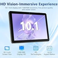 Aobante Tablet 25,4 cm, 2025 Android 15 neueste Tablets, 18 GB + 128 GB, 1 TB erweiterbar, Widevine L1 kompatibles Octa-Core-Tablet mit WiFi 6, 6000 mAh Akku, Dual-Kamera (5 MP + 8 MP) – Ansicht 4