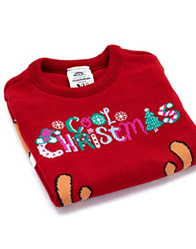Paw Patrol Christmas Jumper Kids Girls Skye Rudolph Knitted Xmas Sweater3