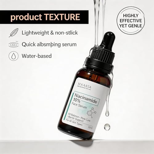 Image of 10% Niacinamide Serum For Oily Skin Face Serum 30 Ml Helps Minimize Pores Brighten Dull Skin And Support Clear Looking Skin 30ml (30 ML) (PACK OF 1)