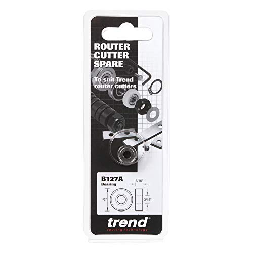 Trend Replacement Bearing for Professional Router Cutters 18 mm Diameter 1/4 Inch Bore, 7/32 Inch Thickness - Image 3