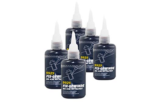 MANNOL 9925 FIX-Gewinde MITTELFEST SCHRAUBENSICHERUNG SCHRAUBENKLEBER 50ML (5)