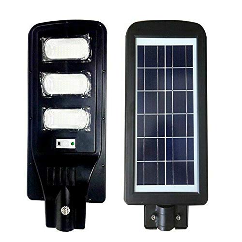 Lampione Stradale Solare LED 1500W - Impermeabile IP65, Telecomando, Kit Montaggio, Illuminazione Automatica