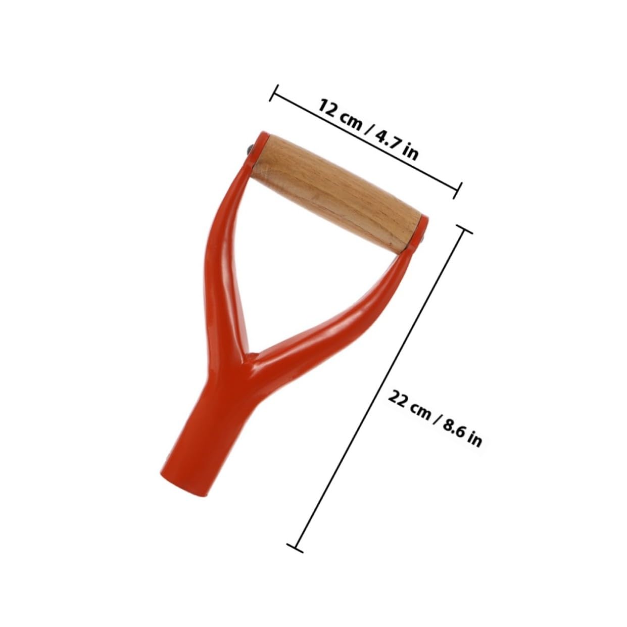 Uonlytech Pala Da Giardino Con Impugnatura Ergonomica y Manico Legno Per Scavi e Trapianti Design Multifunzionale e Colore Accattivante Compatibile Con Pala Forcone e Rastrello