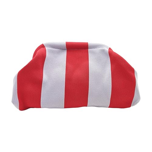 Lilac Striped Shoulder Bag