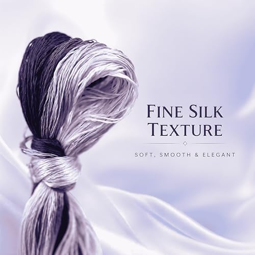 Image of Mulberry Silk Floss Embroidery Thread Floss-Cross Stitch Threads China Silk Woven Jewelry Threads DIY Sewing Kits (115)