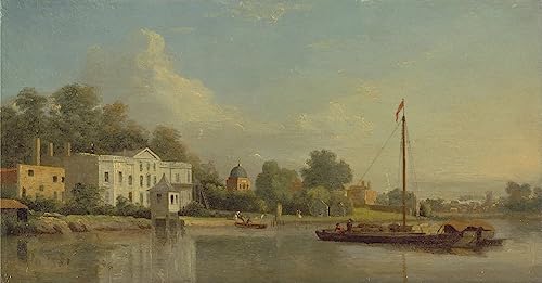 Affiche Pope's Villa Twickenham impression sur toile pour décoration murale 60x90cm