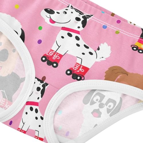 Cartoon Dogs Colorful Paws Girls Underwear Toddler 2t Cotton Cute Panties Girl Personalized Briefs Undies Kids4
