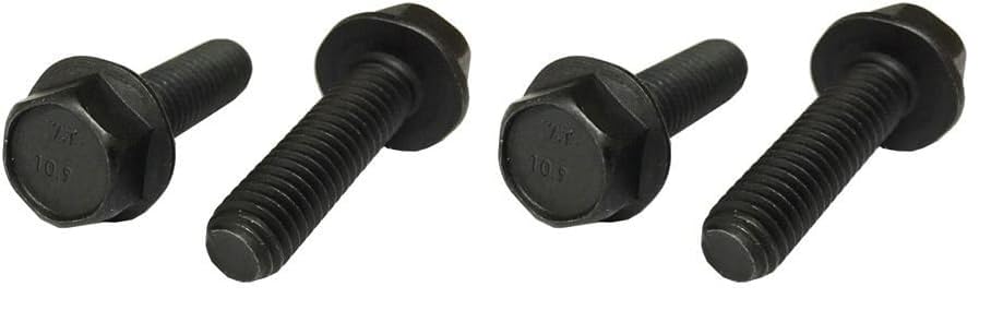 (10) M8-1.25x25 Metric Class 10.9 Hex Flange Bolts Frame Cap Screws Phos & Oil (Pack of 2)