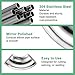 M METERXITY 2-Pack OD 1.5 Inch 90 Degree Mandrel Bend Elbow, Thicken 1.5 mm 304 Stainless Steel Exhaust Elbow Pipe for Car Modified Exhaust System, Stair Handrail Bend, Height 64 mm
