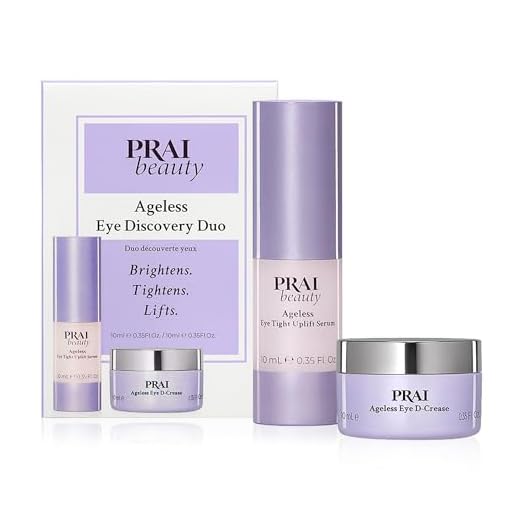PRAI Beauty Ageless Eye Discovery Duo - Eye D-Crease & Eye Tight Uplift Serum - 0.35 Oz Each