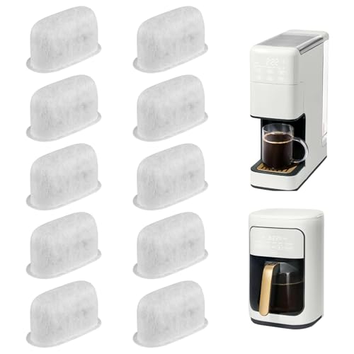 10 Pack Coffee Maker Filter Compatible with Beautiful Drew Barrymore,Efficient Charcoal Water Filter Compatible with Beautiful Drew Barrymore Coffee Maker