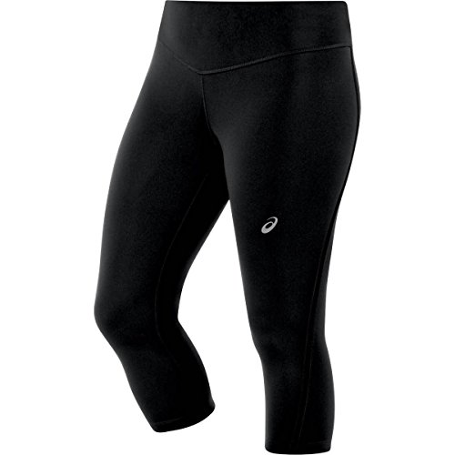 ASICS Women's Lite-Show Knee Tights, Medium, Performance Black