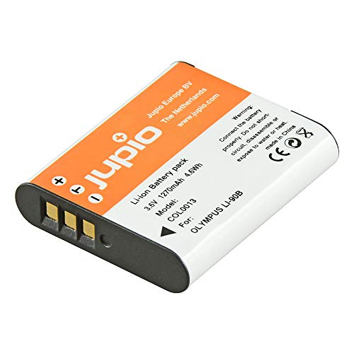 Jupio COL0013 Batterie pour Olympus Li-90B Noir