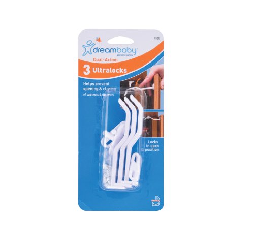 N.3 BLOCCA SPORTELLI -ANTE-ANTINE-CASSETTI - CHIUSURA DI SICUREZZA BIMBO