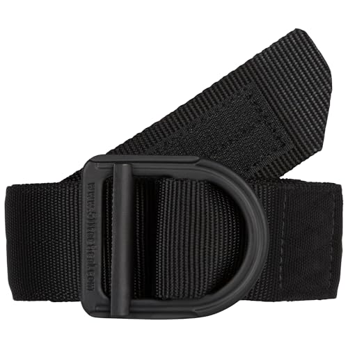 5.11 Tactical Operator Belt, Professional 1.75-Inch, Stainless Steel Buckle, Ultra-Strong Nylon Mesh, Style 59405, Black, X-Large