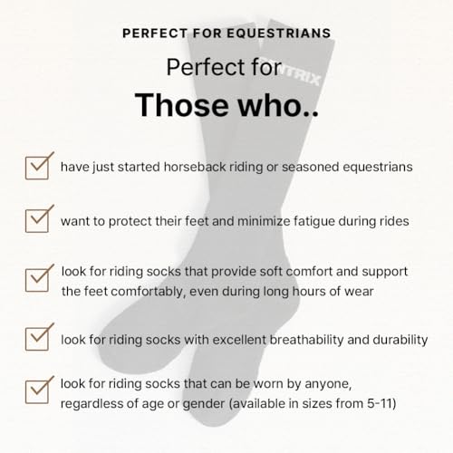 Equestrian Riding Socks- Durable, Anti-Slip Comfort Riding Socks Anti-Friction Design Ideal Stylish Running Socks4
